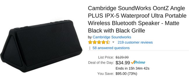 Fotografía - [Alerta Trato] obtener hasta 80% En Altavoces Varios Cambridge SoundWorks OontZ Bluetooth ángulo en Amazon